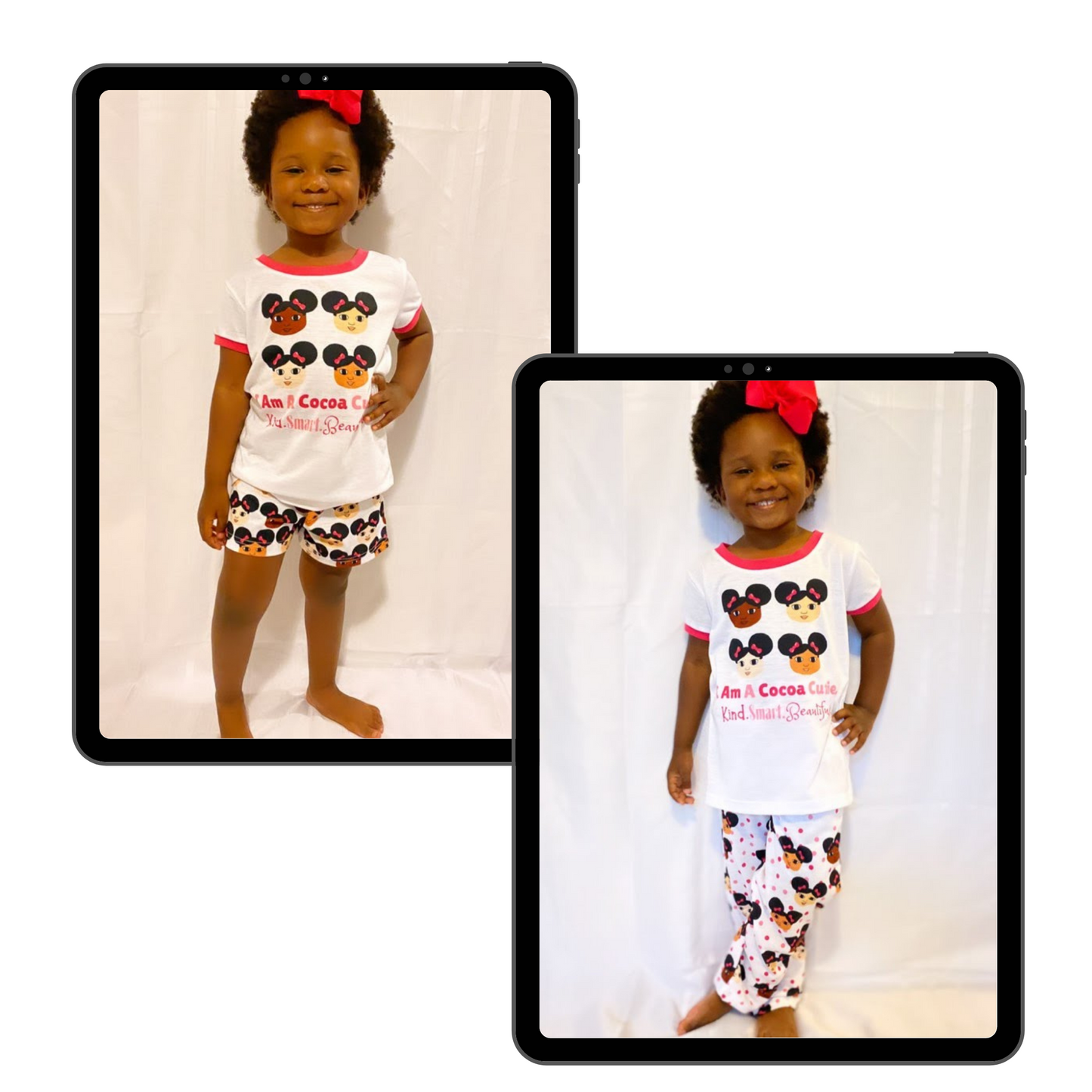 Afro Puffs Cocoa Cutie Affirmation Pajamas