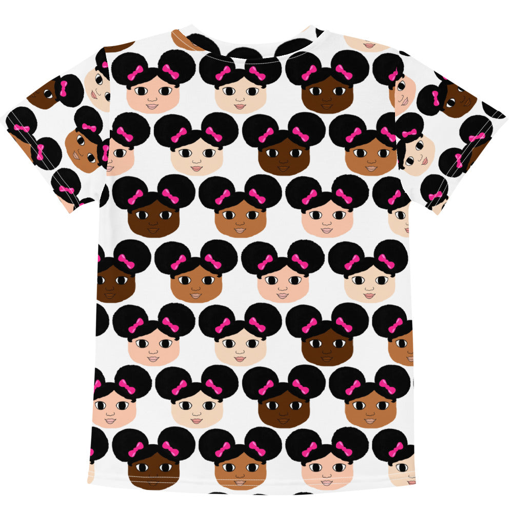 Our Favorite Tee- Cocoa Cuties Afro Puffs Toddler Performance T-Shirt