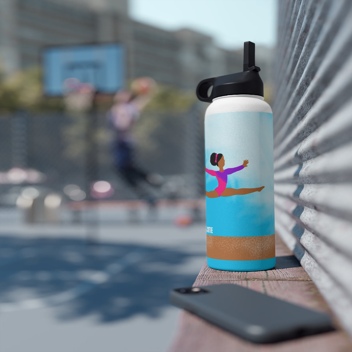 Gymnast Cocoa Cutie Stainless Steel Water Bottle