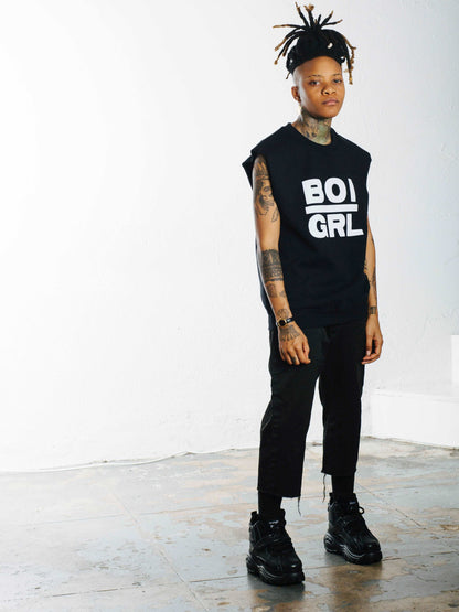 BOI | GRL SLEEVELESS SWEATER