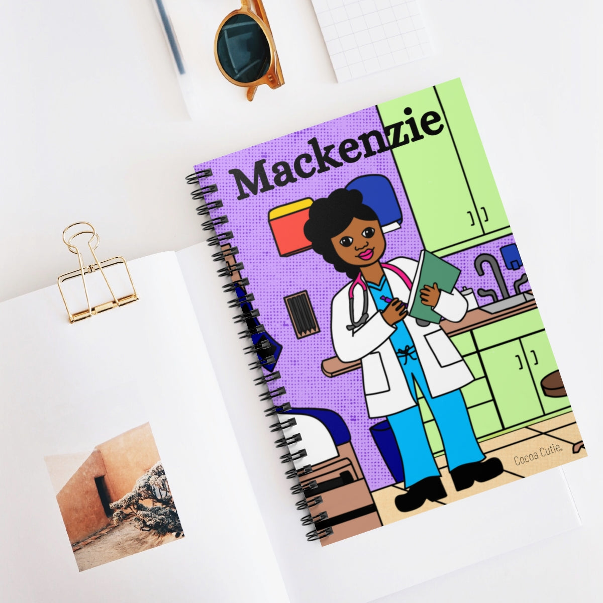 Personalized Doctor/Medical Professional Spiral Notebook - Ruled Line