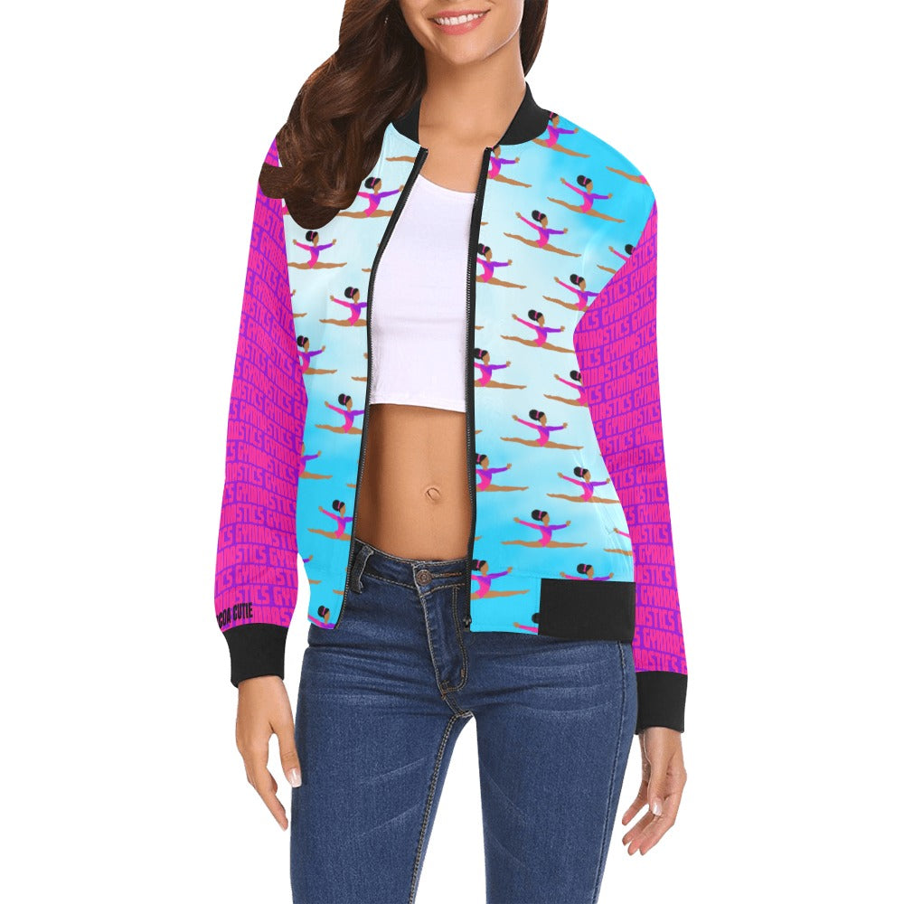 Gymnast Cocoa Cutie Bomber Jacket(Women and Kid's Sizes)