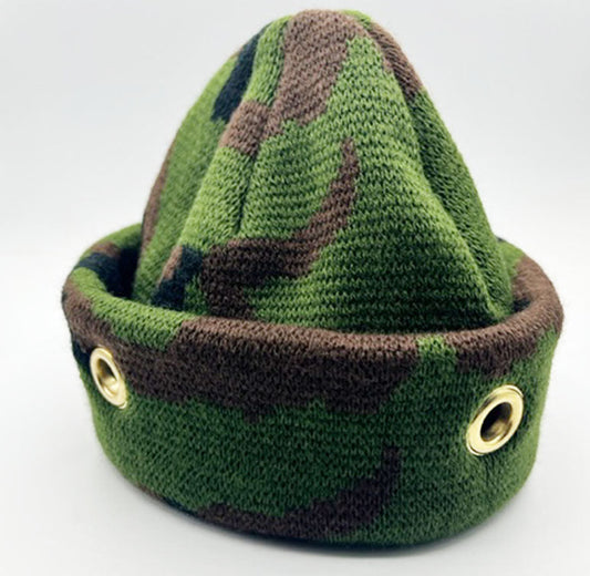 CAMO GROMMET BEANIE