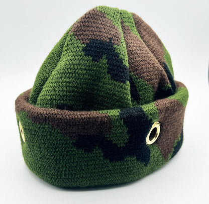 CAMO GROMMET BEANIE