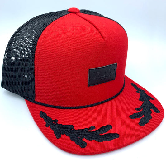 CAPTAIN MESH SNAPBACK - RED