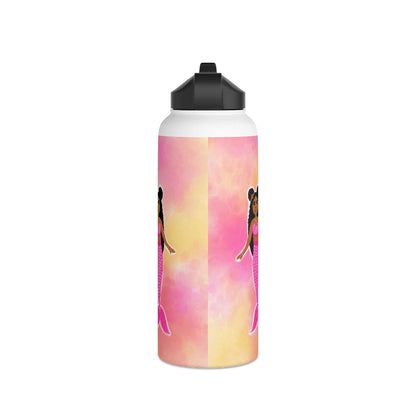 Pink Mermaid Cocoa Cutie Stainless Steel Water Bottle