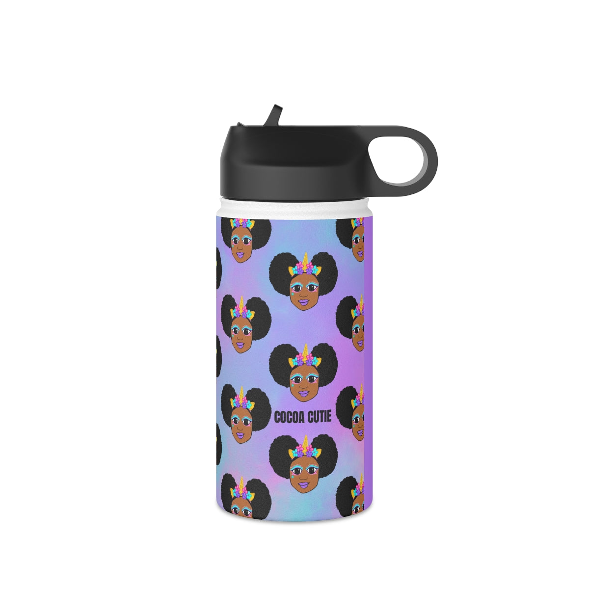 Unicorn Magic Cocoa Cutie Stainless Steel Water Bottle