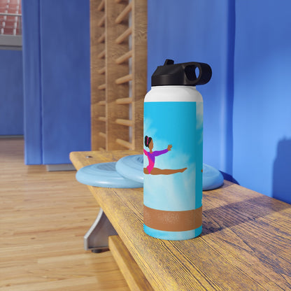 Gymnast Cocoa Cutie Stainless Steel Water Bottle