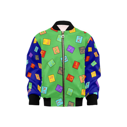 Chemist Boy Cocoa Cutie Kids' Bomber Jacket