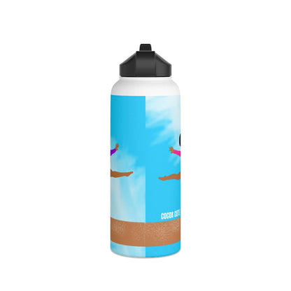 Gymnast Cocoa Cutie Stainless Steel Water Bottle