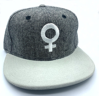 FEMALE SYMBOL SNAPBACK - TWEED