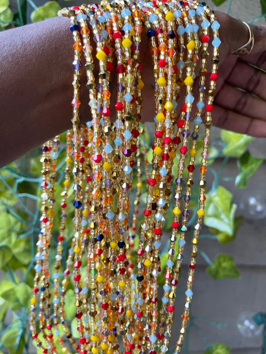 Rainbow beads