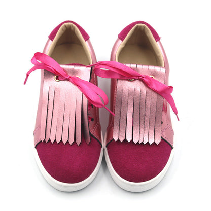 Lively Fringe Sneaker | Pink