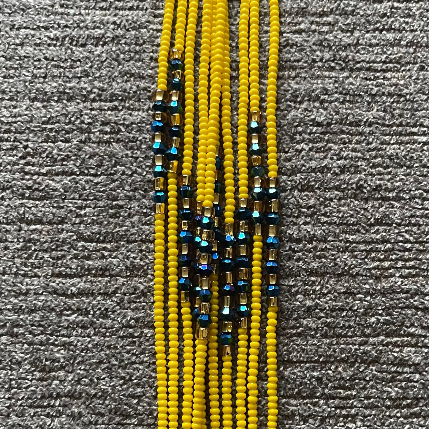 Yellow Waist Beads
