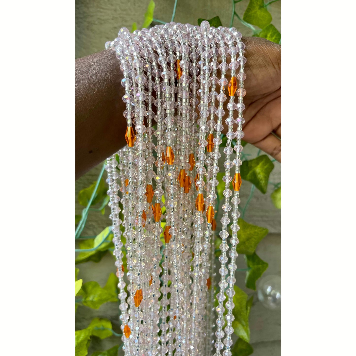 Rose waist beads