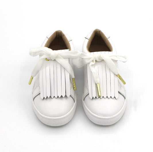 Lively Fringe Sneaker White