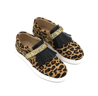 Kai Fringe Sneaker-Leopard