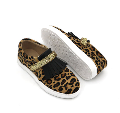 Kai Fringe Sneaker-Leopard