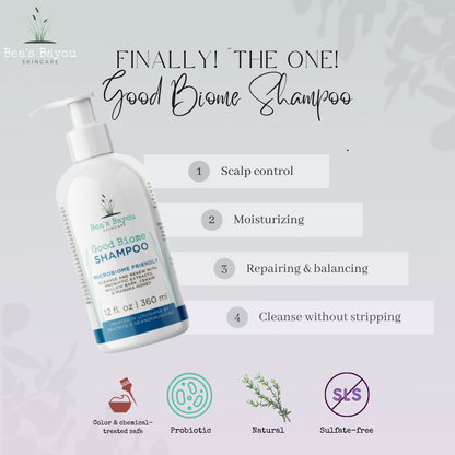 Good Biome Scalp Renew Shampoo | Itch Relief & Microbiome-friendly