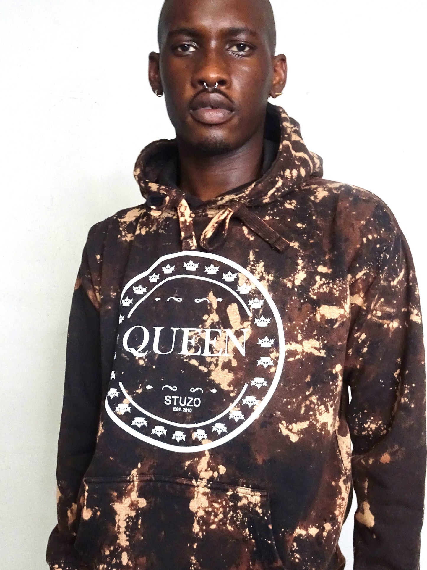 QUEEN HOODIE-DYED