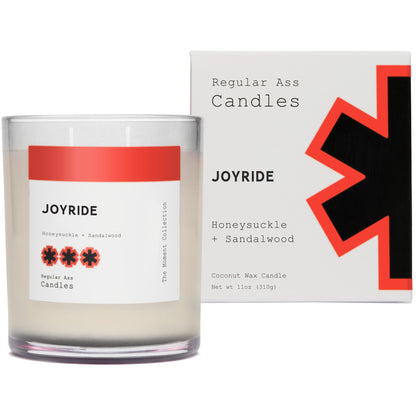Joyride, Honeysuckle + Sandalwood 11oz Candle