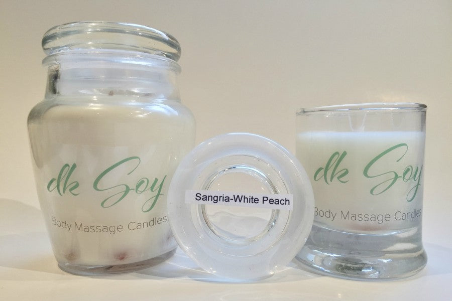 Sangria White Peach Massage Candle