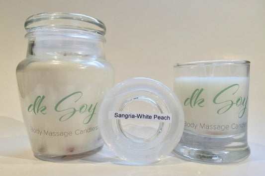 Sangria White Peach Massage Candle