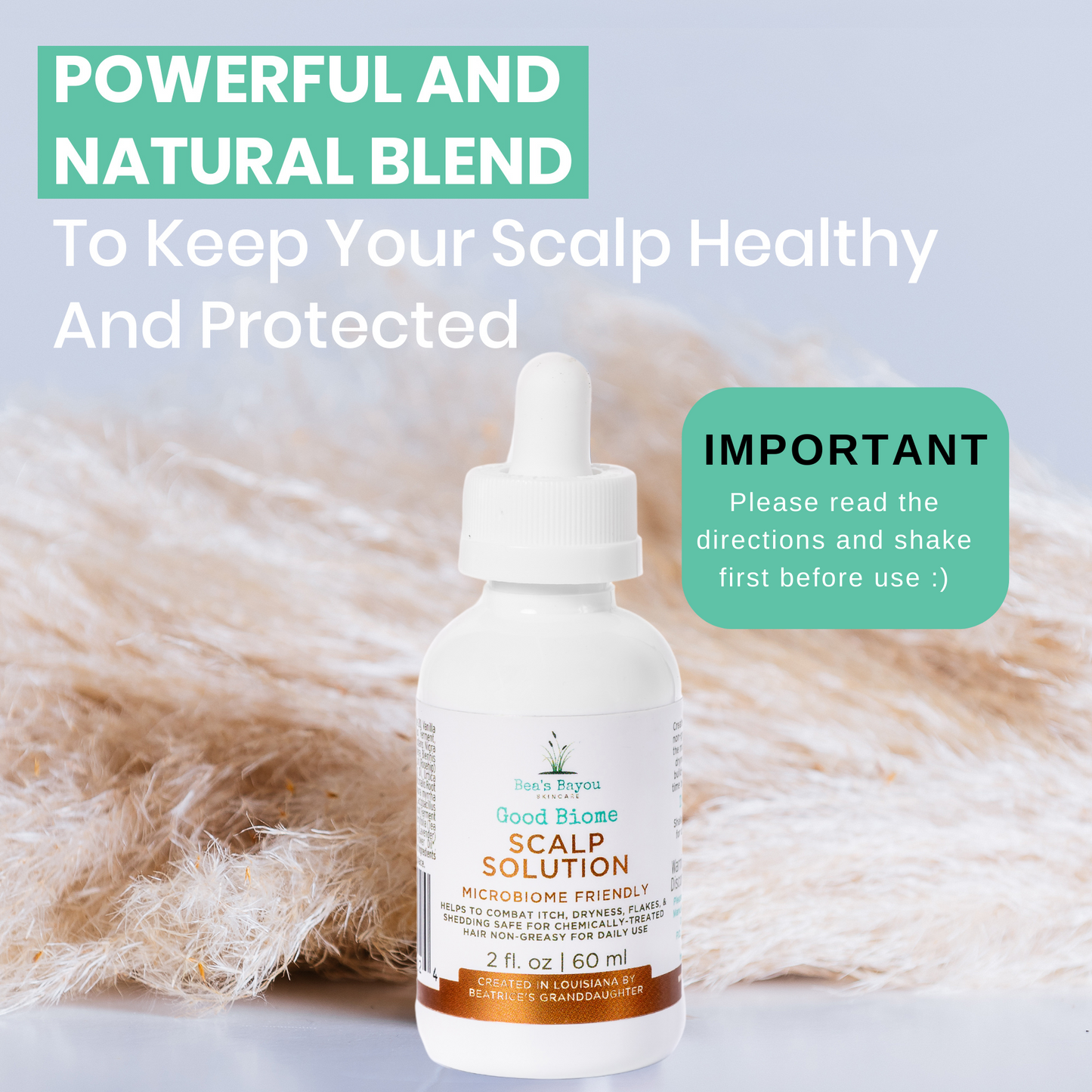 Good Biome Scalp Solution Double Bundle | Leave-in Scalp Relief | Microbiome-friendly