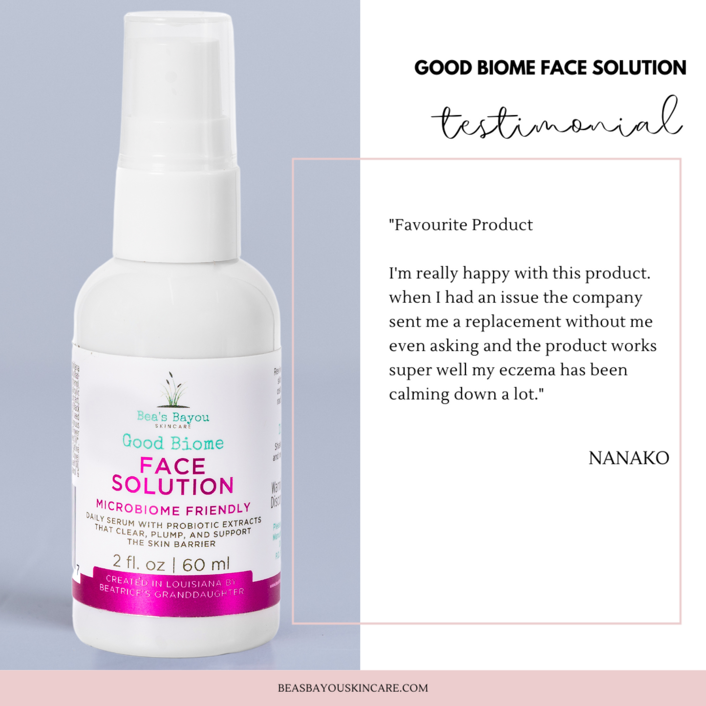 Good Biome Scalp Solution and Face Solution Bundle | Probiotic Skincare