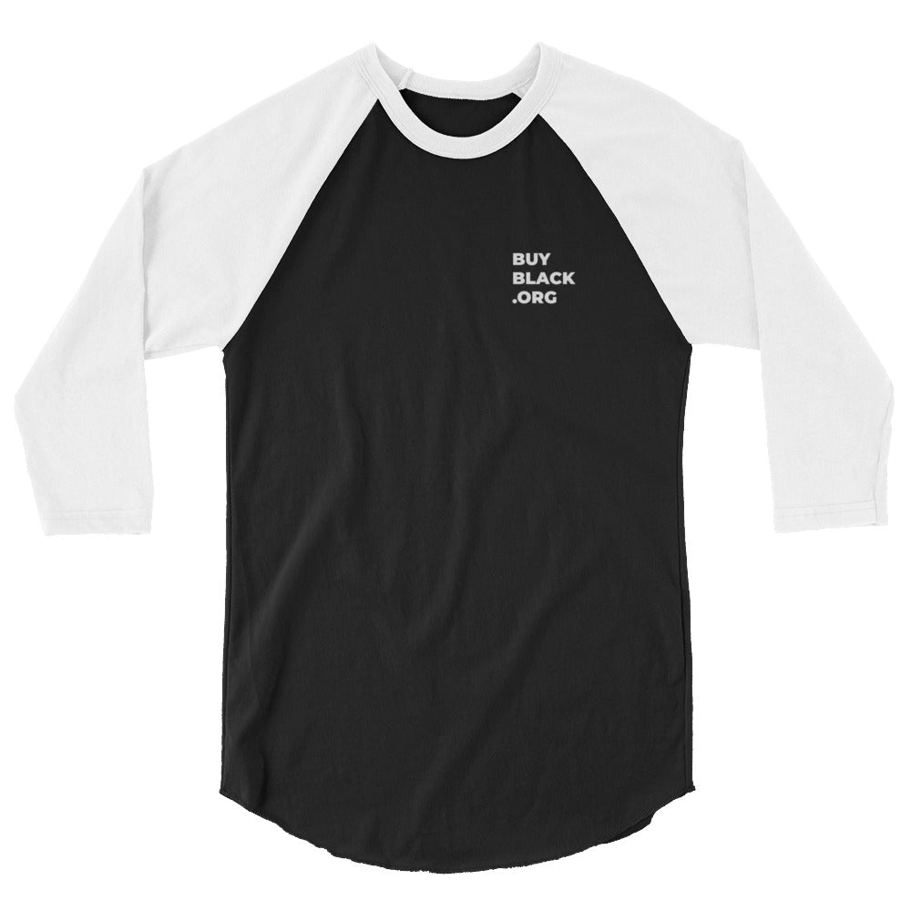 BuyBlack.org 3/4 sleeve raglan shirt