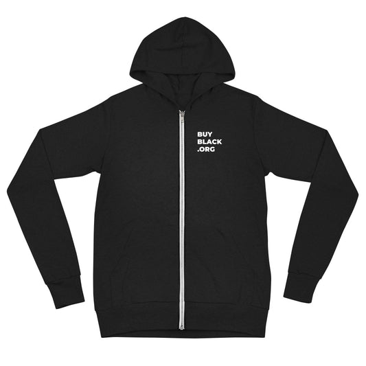 BuyBlack.org Unisex zip hoodie